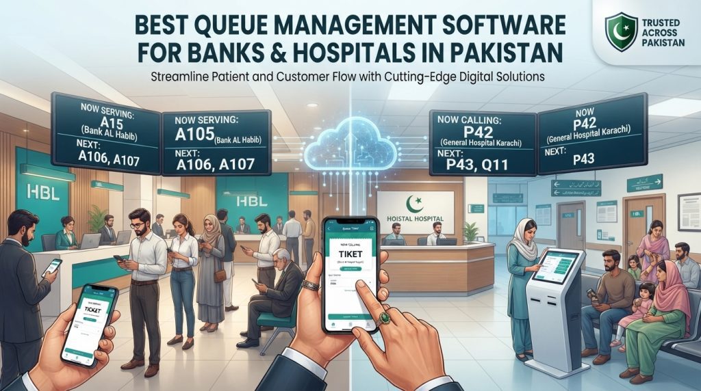Best Queue Management Software for Banks and Hospitals in Pakistan