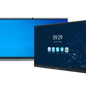 HS-D98OHS-YQ 98-Inch 4K Interactive Smart Board with 20-point touch, Android 15, smart whiteboard, wireless sharing, QR sharing and OPS support.