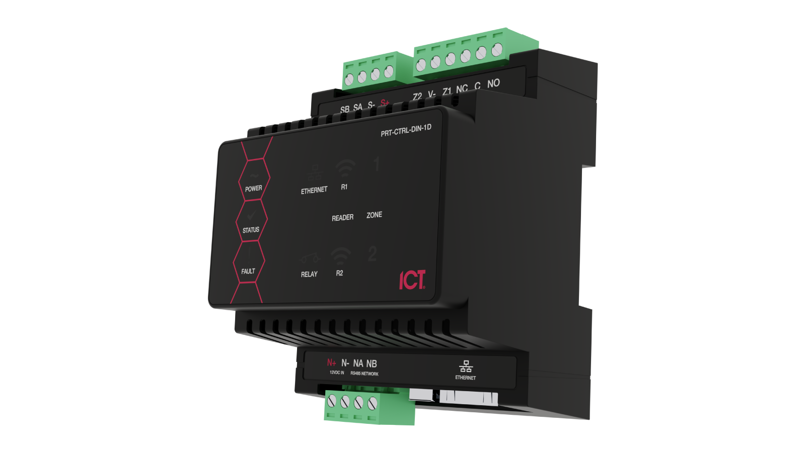 Protege WX DIN Rail Single Door Controller - Image 3